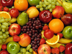 fruta antes de correr