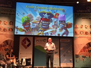 Ian Livingstone en la Tenerife LAN Party 2015